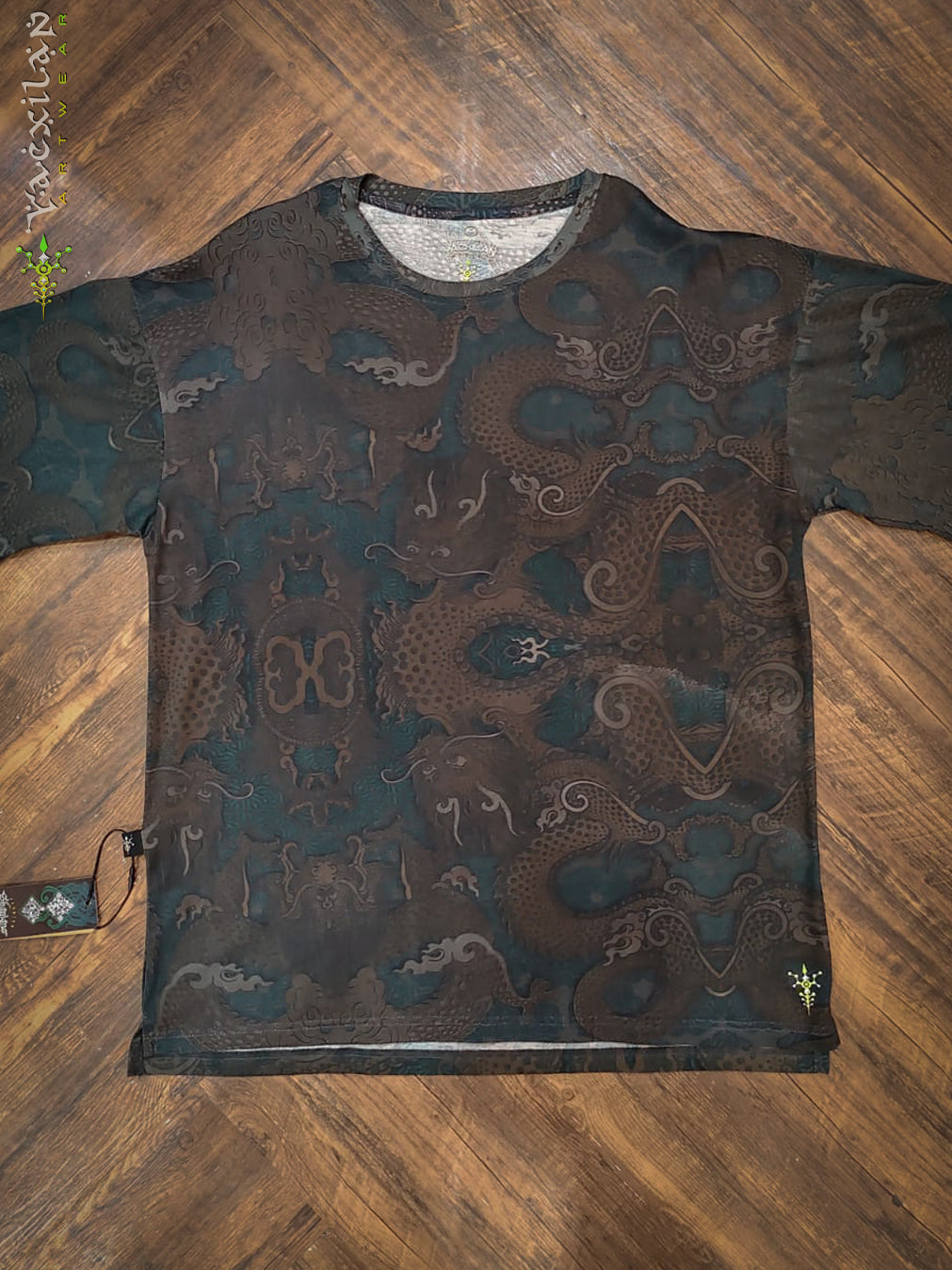 New T-Shirt Men / Cotton Supima AOP - DRAGONS